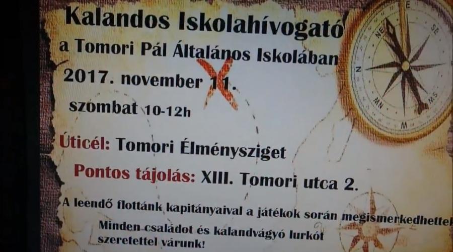 Iskolahivogató a Tomoriban 2017.11.11.